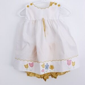 VINTAGE Two Piece Floral Gingham | SPRING SUMMER DROP 🌷